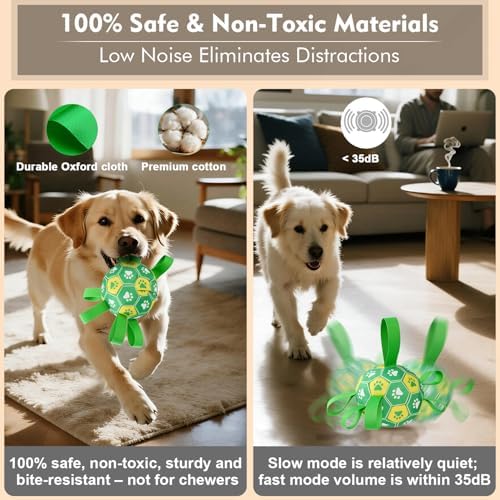 Interactive Dog Toys Dog Soccer Ball to Keep Them Busy(Green) - Image 5