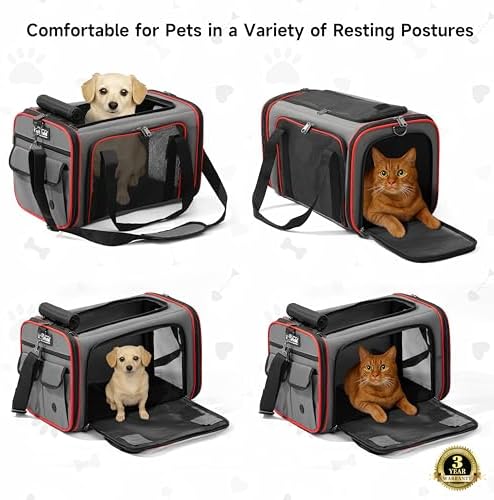 EliteField Soft-Sided Pet Carrier for Cats & Small Dogs (3-Year Warranty) - Image 2