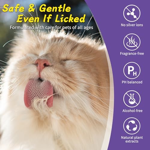Pet Glove Wipes for Dogs & Cats, 6 Individually Wrapped Packs - Image 3
