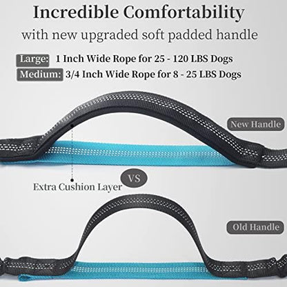 iYoShop Hands Free Dog Leash with Zipper Pouch, Large, 25-120 lbs, Black - Image 3