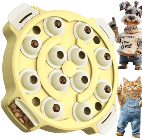 KADTC 2-Level Dog & Cat Puzzle Toy, Mental Stimulation Game for Smart Pets by KADTCINTELLIGENCEDEVELOPMENT