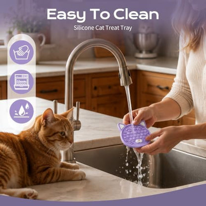 Cat Lick Mat Bracelet for Nail Trimming Grooming,Wet Treats, Keep Cat Calm - Image 5