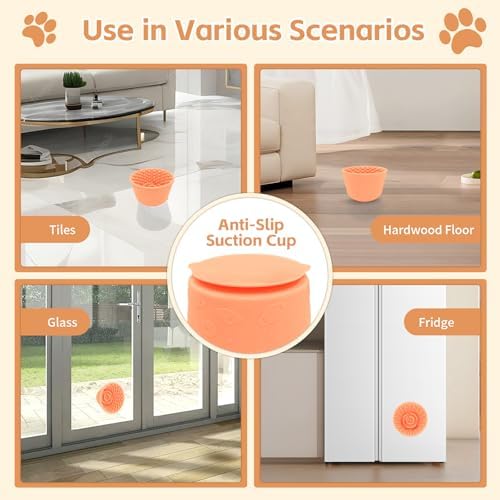 Dog Lick Bowl,Anxiety Relief Non-Slip Silicone Treat Bowl,Durable Anti-Choking Long-Lasting Enrichment Slow Feeder Licking Mat for Small Medium Large Breed,Freezable BPA Free Silicone Dishwasher Safe - Image 3