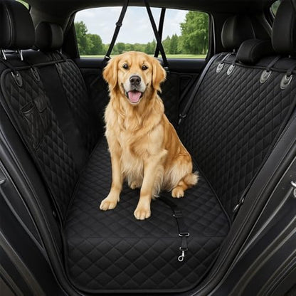fidozen Dog Car Seat Cover, Waterproof Hammock with Pocket, Standard, Black by Fidozen%EF%BC%8CLoveOurDogs