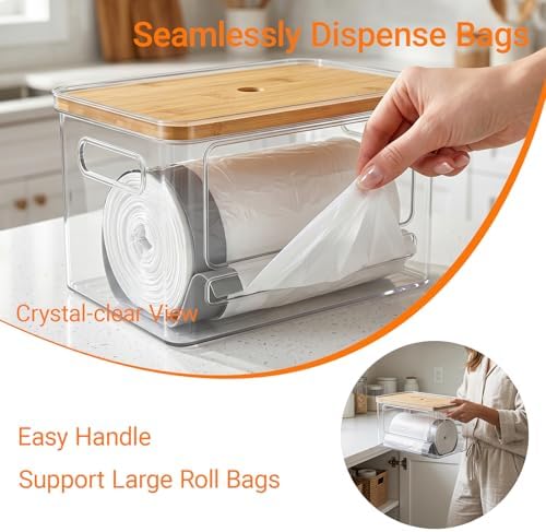 Cat Litter Box Liners with Bag Dispenser Compatible with MeoWant-SCO1 SCO2 - Image 2