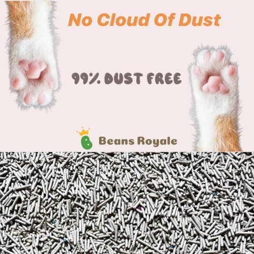 2pcs Pack (6L x 2) Tofu Cat Litter, Clumping Kitty Litter, Flushable,Pea Fiber,Dust Free, Odor Control, Low Tracking, Lightweight (Carbon Mixed) - Image 4