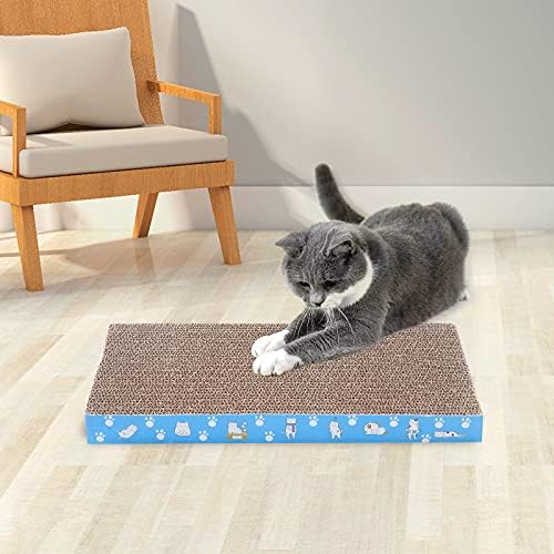 5 Packs in 1 Cat Scratch Pad, Cat Scratcher Cardboard,Reversible,Durable Recyclable Cardboard, Premium Scratch, Suitable for Cats to Rest, Grind Claws and Play - Image 7
