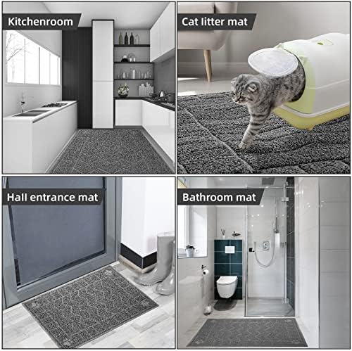 Cat Litter Box Mat, 35" x 24" Large Waterproof Litter Trapping Mat - Image 7
