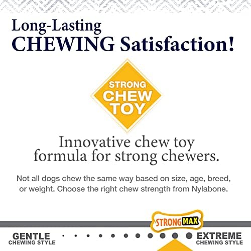 Nylabone Strong Chew Gourmet Style Dog Chew Toy Bundle, Small, 3 Count - Image 6