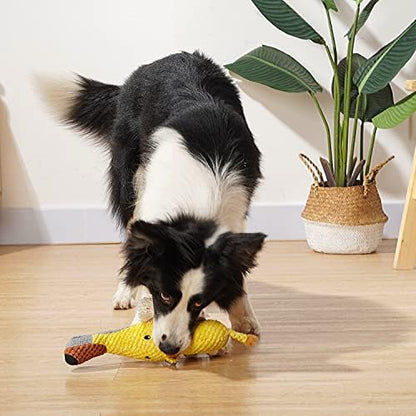 Sedioso Dog Toys, Dog Plush Toy for Large Breed, Cute Squeaky Dogs Toy with Crinkle Paper, Puppy Stuffed Animal Chew Toys for Small, Middle, Large Breed (Lion) - Image 5
