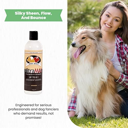 Best Shot UltraMAX Pro Conditioner, Detangling, and Hydrating Conditioner, Coat Release Technology, Sweet Pea Essence, 17 Oz. - Image 3