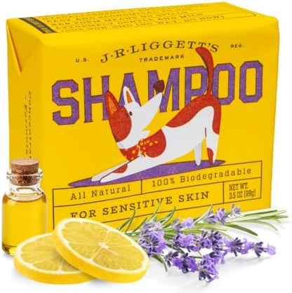 J.R.LIGGETT'S Dog Shampoo Bar for Dogs with Sensitive Skin 3.5 oz by J%C2%B7R%C2%B7LIGGETTS