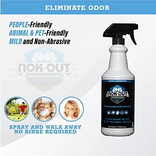 NOK OUT Odor Remover, Pet Deodorizer and Cleaning Spray, Made in the USA, 16 Fluid Ounce Spray - Image 3