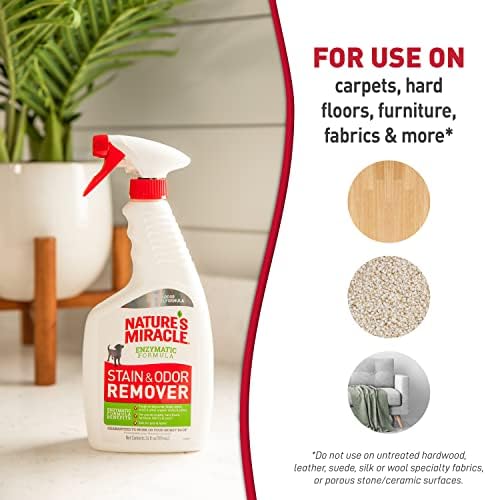 Nature’s Miracle Dog Stain & Odor Remover, Enzymatic Cleaner, 24 oz - Image 6