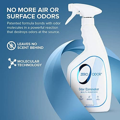 Zero Odor Multi-Purpose Odor Eliminator, Fabric & Room Deodorizer, 22 oz - Image 3