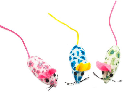Fashion's Talk Mouse Cat Toys Mixed Bag 27 Assorted Mice Toy for Cats Kitten Catnip,Feather,Furry,Rattle,Plush,Interactive Kitty Toys