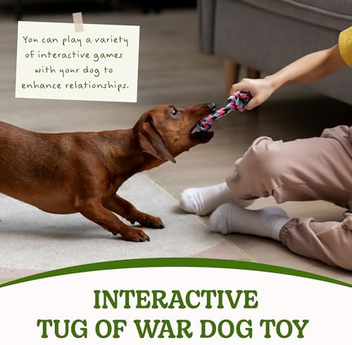 SHARLOVY Puppy Rope Toy, Dog Rope Toy for Small Dogs, Puppy Teething Toys - Image 6