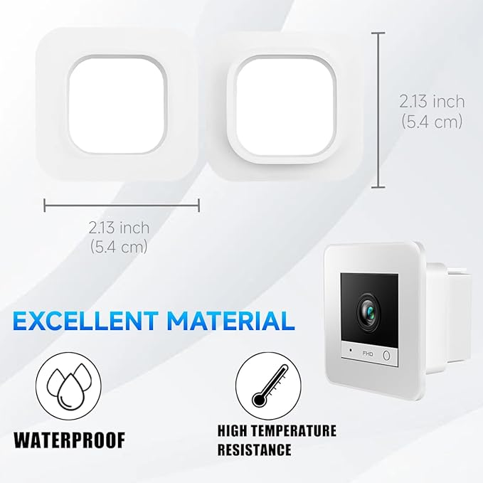 2K HD Aquarium & Terrarium WiFi Pet Camera,140° Wide-Angle Anti-Glare & Anti-Reflection,Night Vision for Fish & Reptiles,Two-Way Audio,Glass-Mount Enclosure Monitor,24/7 Recording (3 Pack)