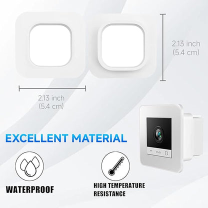 2K HD Aquarium & Terrarium WiFi Pet Camera,140° Wide-Angle Anti-Glare & Anti-Reflection,Night Vision for Fish & Reptiles,Two-Way Audio,Glass-Mount Enclosure Monitor,24/7 Recording (2 Pack)
