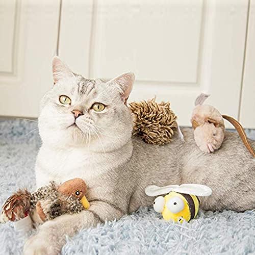 Gigwi 3 Pack Automatic Cat Toys, Interactive Squeaky Toys for Cats Inddoor - Image 4