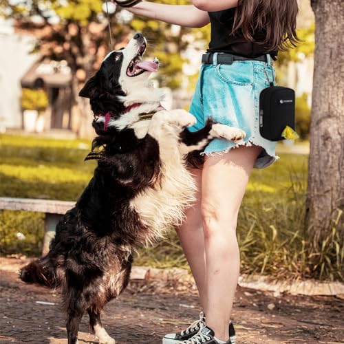 Dog Treat Pouch Dog Poop Bag Holder For Leashes, Pets Snack Container With Inner Mesh Bag, Puppy Supplies Perfect For Training And Walking - Hands Free Dog Waste Bag Dispenser -Dog Travel Accessories - Image 6