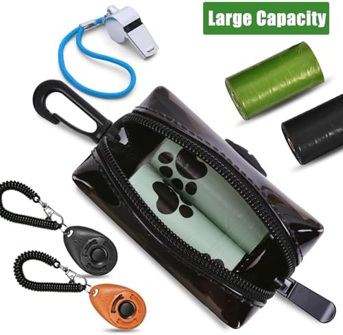 Dog Waste Bag Dispenser Dogs Poop Bag Holder Pet Leash Accessory Walking - Image 4