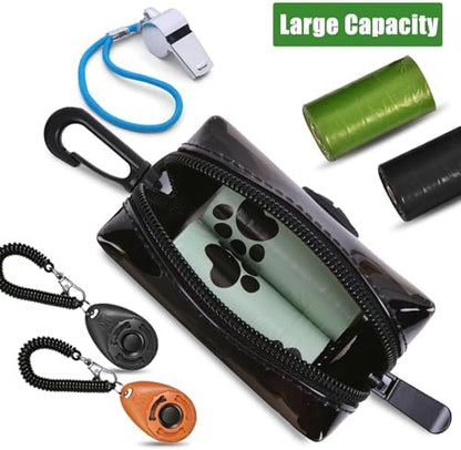 Dog Waste Bag Dispenser Dogs Poop Bag Holder Pet Leash Accessory Walking - Image 4