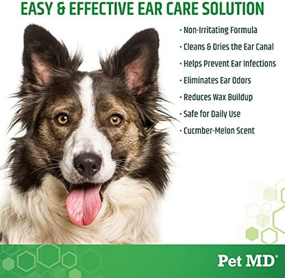 Pet MD Cucumber Melon Otic-Clean Ear Cleanser & 5-in-1 Multivitamin - Image 5