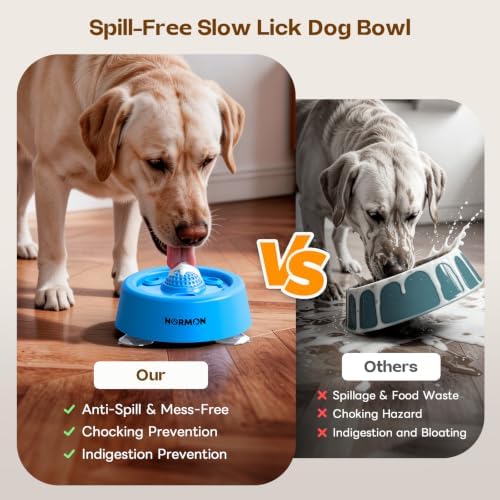 Slow Feeder Dog Bowls for Liquid Treat, 【Enrichment Ball-Roll】 Bone Broth Dog Lick Bowl, 250ML Yogurt Pup Lick Toy for Large Medium Small Breeds Dietary Supplement/Post-op Nutrition - Image 3