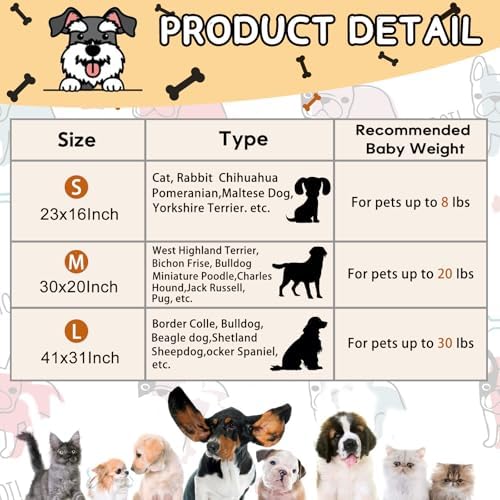Rezutan Small Dog Blanket, Soft Puppy & Cat Flannel 3 Pack, 23"x16" - Image 4