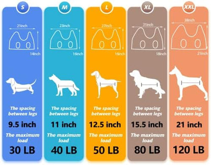 ATESON Dog Grooming Hammock - Upgrade Pet Grooming Harness for Nail Trimming (XL 80lb), Dog Sling for Nail Clipping, Dog Hanging Holder Hanger for Cutting Nail with Nail Clippers - Image 2