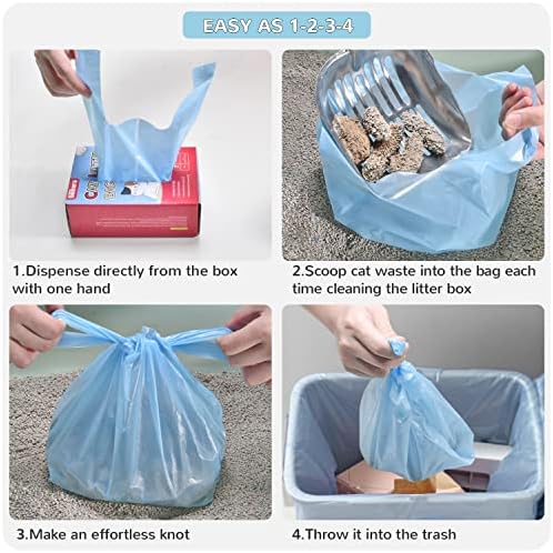 Cat Litter Bags, 120 Count, Ultra Thick, Scented, Leak-Proof, Disposable, 15 Liters Capacity - Image 5