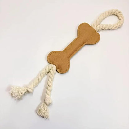 6 -Pack Count Dog Rope Toy with Bone Shape, Cotton Rope Tug Toy, Durable Chew Toy, Multiple Colors Available from