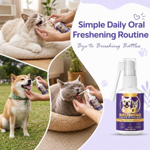 Callmynm Dental Spray for Dogs & Cats, No Brushing Dog Teeth Cleaning - Image 7