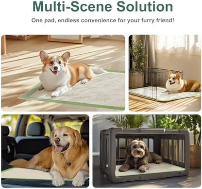 Dog Pee Pads with Adhesive Strips 50Count, 19"X30" Extra Large Disposable Pee Pads for Dogs, Non-Slip Puppy Training Pads for Crate/Cage/Carrier - Image 7