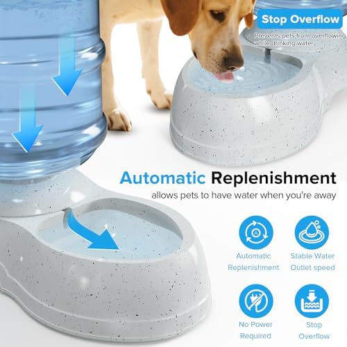 Kenond 3 Gallon Large Dog Water Dispenser, Automatic Gravity Water Bowl - Image 6