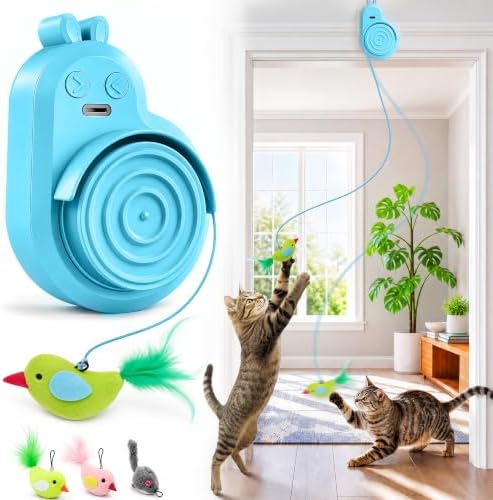 Interactive Cat Toys for Indoor Cats - Automatic Flying Bird for Enrichment by Unknown