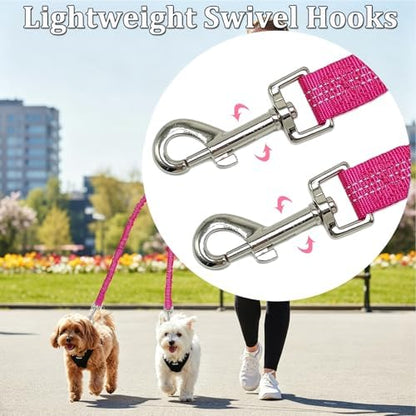 Double Dog Leash Coupler, Different Length Splitter for 2 Dogs - Image 5