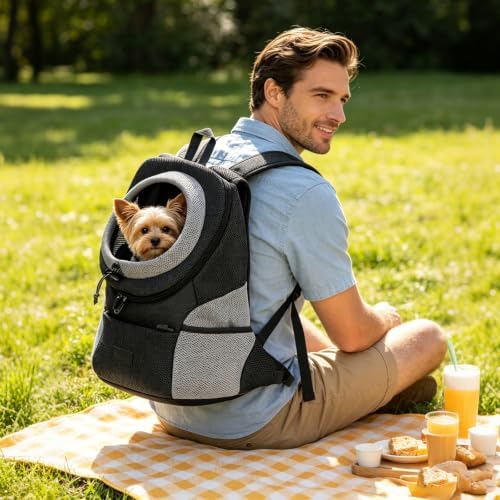 PETCUTE Dog Backpack Carrier Cat Carrier Pet Travel Carriers for Small Dogs and Cats Pet Travel Backpack - Image 2