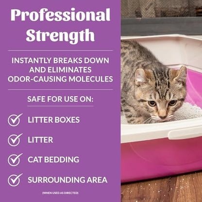 SKOUT'S HONOR Professional Strength Cat Litter Box Deodorizing Spray, 35 oz - Image 3