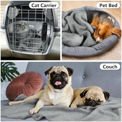 furrybaby Pet Blanket, Soft Warm Sherpa Fleece Bed Blanket for Small Pets - Image 6