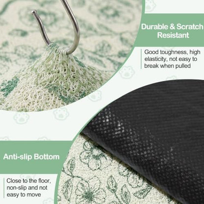 Glittme Cat Litter Mat, 24"x15" Non-Slip Washable Trapping Mat for Cats - Image 5