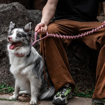 OneTigris Tactical Bungee Leash with 2 Handles Quick Release (Pink) - Image 5