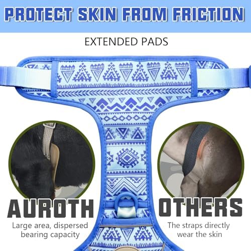 AUROTH Tactical Dog Harness Medium Sized Dog No Pull Adjustable Dog Vest - Image 4