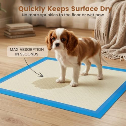 Ultra Thick Pet Pads, XL 28"x34", All Edge-Wrapped, Max Absorbency Pad - Image 3