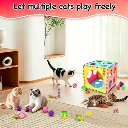 39 Pcs Cat Toys for Indoor Cats, Interactive Fun - Image 5