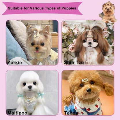 3 PCS Puppy Brush Grooming Kit (Pink) - Image 7