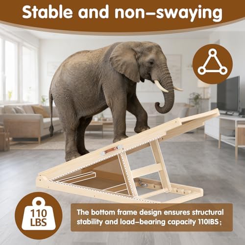 Dog Ramp for Couch, Adjustable Height Ramps for Pets to Get on Bed - Image 3