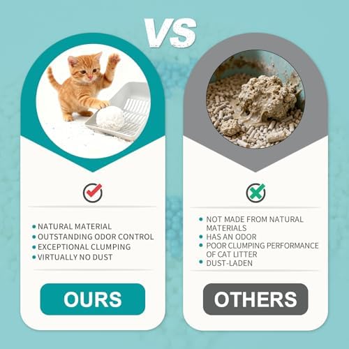 Tapioca Cat Litter, Cassava Cat Litter Odor Control Dust-Free Clumping Litter - Image 5