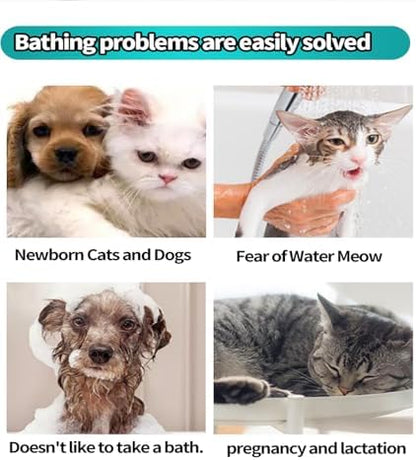 AQUASAFE Pet Glove Wipes - No-Rinse Dog Grooming Wipes & Cat Bath Gloves | Unscented Hypoallergenic Dog Wipes, [6] Ct - Image 4
